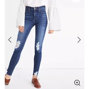 Madewell 9” High Rise Skinny Jeans